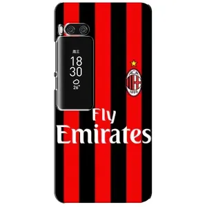 Чехлы для Meizu Pro 7 Plus (VPrint) - Футбольные клубы (Milan)