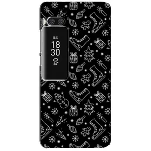 Новогодние, Праздничные Чехлы для Meizu Pro 7 Plus - 2024 год (Новогодний фон)