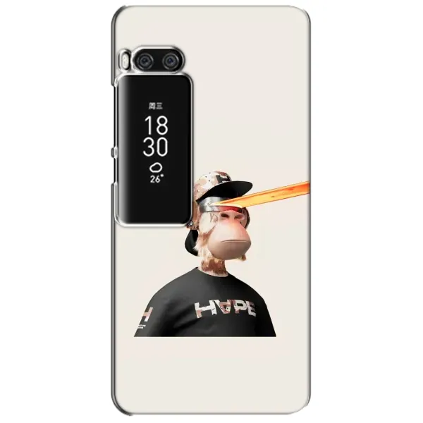 Чехол с принтом «обезьяна NFT в очках» для Meizu Pro 7 Plus