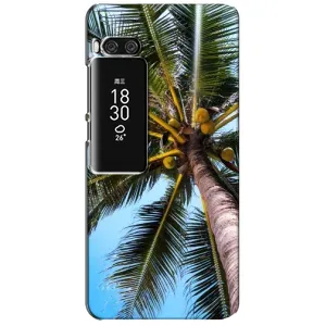 Силиконовый чехол с КАРТИНКАМИ лето для Meizu Pro 7 Plus (AlphaPrint) (Пальма)