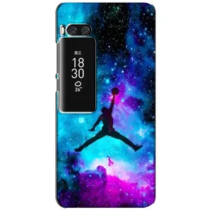 Чехлы для Meizu Pro 7 Plus - с картинкой JORDAN (AlphaPrint) (Яркий Джордан)