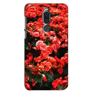Чехлы с Цветами для Meizu X8 (VPrint) (Цветы красные)