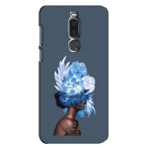 Чехлы (ART) Цветы на Meizu X8 (VPrint) (Квіти на голові)