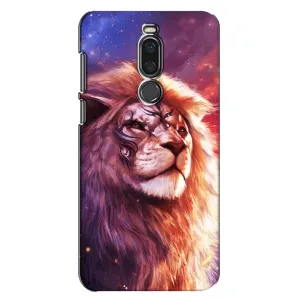 Чохол з картинкою ЛЕВ для Meizu X8 (VPrint) (Красочний Лев)