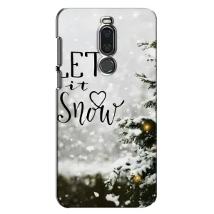 Новогодние, Праздничные Чехлы для Meizu X8 - 2024 год (Let it snow)