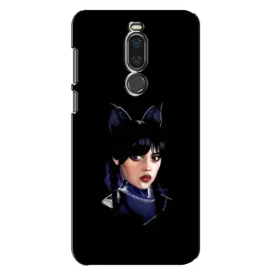 Чехлы Венсдей на Meizu X8 Уэнсдей (AlphaPrint) (серьезная Уэнздей)