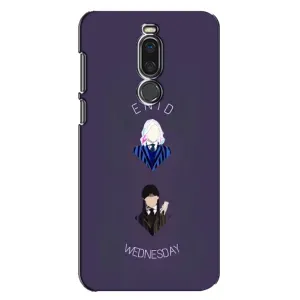 Чехлы Венсдей на Meizu X8 Уэнсдей (AlphaPrint) (Уэнздей и подруга)