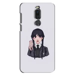 Чехлы Венсдей на Meizu X8 Уэнсдей (AlphaPrint) (Уэнздей и Вещь)
