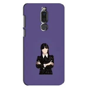 Чехлы Венсдей на Meizu X8 Уэнсдей (AlphaPrint) (Уэнздей в черном)