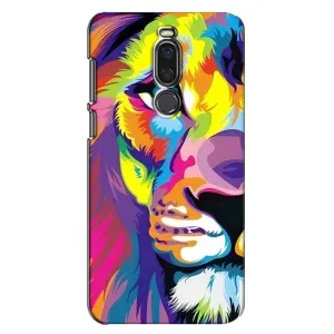 Чохол з картинкою ЛЕВ для Meizu X8 (VPrint) (Яскравий Лев)