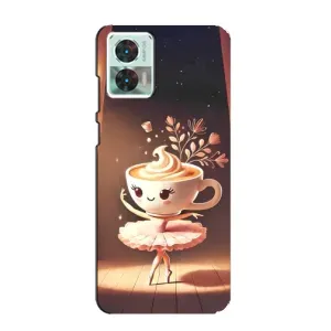 Чохол з мемом Тралалело тралала на Motorola Edge 30 Neo (Балерина капучина)