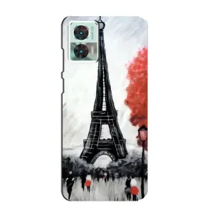 Чехол Эйфелева Башня для Motorola Edge 30 Neo - (AlphaPrint) (Башня в Париже)