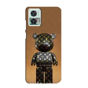 Чехлы для Motorola Edge 30 Neo - Bearbrick Louis Vuitton (PREMIUMPrint)