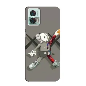 Чехлы для Motorola Edge 30 Neo - Bearbrick Louis Vuitton (PREMIUMPrint) (Беарбрик Джордан)