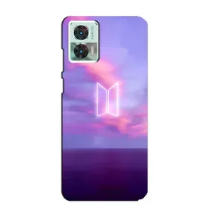 Чехлы BTS для Motorola Edge 30 Neo (AlphaPrint) (BTS логотип)