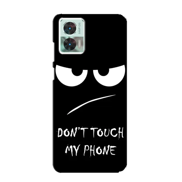 Чехол с принтом «Dont Touch» для Motorola Edge 30 Neo Чехол с принтом «Dont Touch» для Motorola Edge 30 Neo