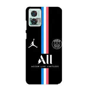 Чехлы PSG для Motorola Edge 30 Neo (AlphaPrint) (футболка ПСЖ)
