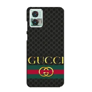 Чехлы ГУЧЧИ для Мото Ейдж 30 Нео (AlphaPrint) (Gucci оригинал)