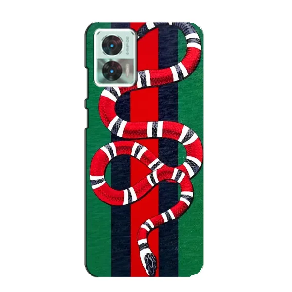 Чехол с принтом «Gucci змия» для Motorola Edge 30 Neo