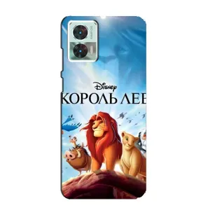 Чехол Король лев на Мото Ейдж 30 Нео (Постер Король Лев)