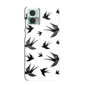 Чехол с птицами на Motorola Edge 30 Neo (VPrint)
