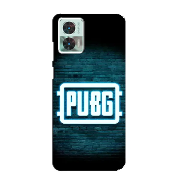 Чехол с принтом «Лого PUBG» для Motorola Edge 30 Neo