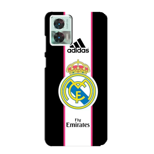 Чохол з принтом «Лого Real Madrid» для Motorola Edge 30 Neo Чохол з принтом «Лого Real Madrid» для Motorola Edge 30 Neo