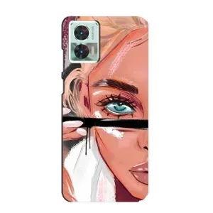 Чехол с печатью для Motorola Edge 30 Neo - (Мода) (AlphaPrint)