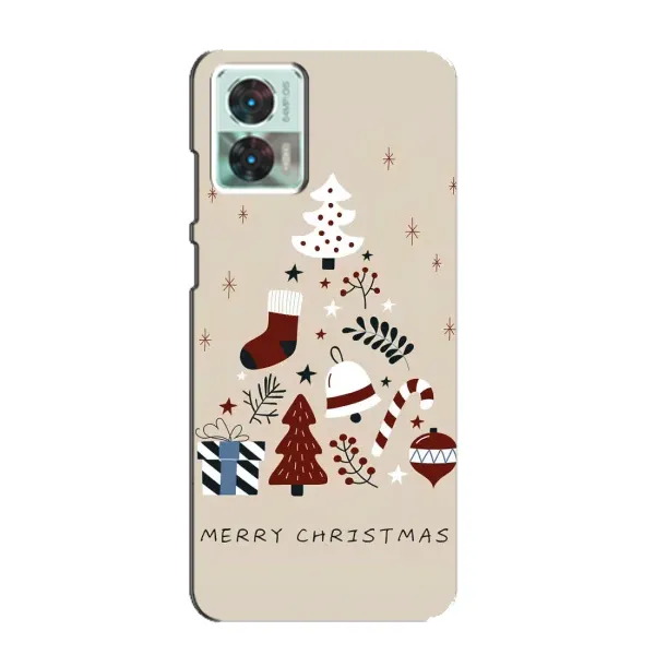 Чохол з принтом «Merry Christmas» для Motorola Edge 30 Neo