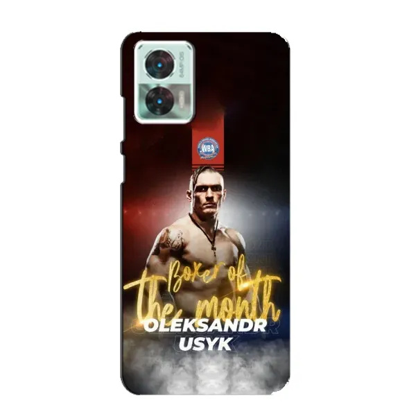 Чехол с принтом «Olexandr Usyk» для Motorola Edge 30 Neo