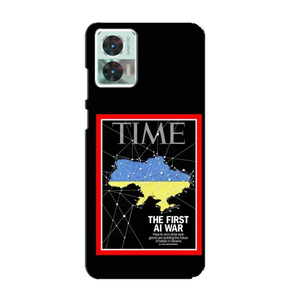 Чехол с принтом «TIME Ukraine» для Motorola Edge 30 Neo Чехол с принтом «TIME Ukraine» для Motorola Edge 30 Neo