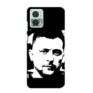 Чехол для Motorola Edge 30 Neo (AlphaPrint - с принтом Зеленского)