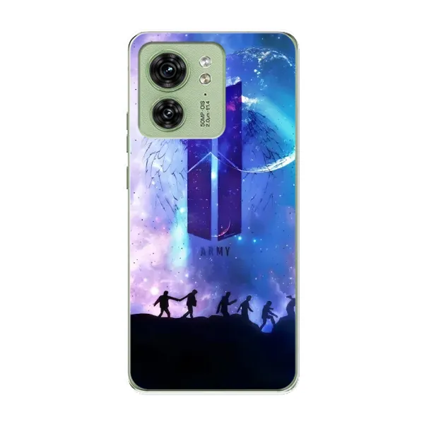 Чохол з принтом «Army BTS» для Motorola Edge 40