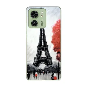 Чехол Эйфелева Башня для Motorola Edge 40 - (AlphaPrint) (Башня в Париже)