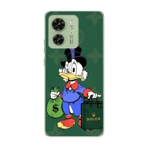 Чехлы для Motorola Edge 40 - Скрудж МакДак Louis Vuitton (PREMIUMPrint) (Богатая Утка)