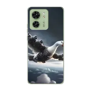 Чехол с мемом Тралалело тралала на Motorola Edge 40 (Бомбардини гусини)