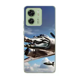 Чехол с мемом Тралалело тралала на Motorola Edge 40 (Бомбардиро крокодило)
