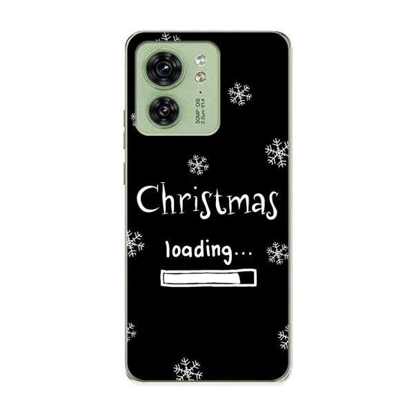 Чехол с принтом «Christmas loading» для Motorola Edge 40 Чехол с принтом «Christmas loading» для Motorola Edge 40