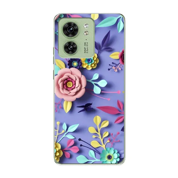Чехол с принтом «Цветочный дизайн» для Motorola Edge 40