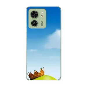 Чехол с мультфильмом Шрек на Motorola Edge 40 (Голова Шрека)