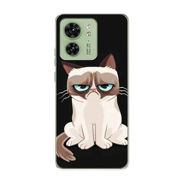 Чехол с принтом «Грустный кот» для Motorola Edge 40