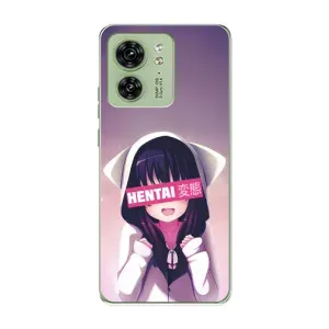 Чехлы Персонажи Аниме Наруто для Motorola Edge 40 (AlphaPrint) (Hentai chan)