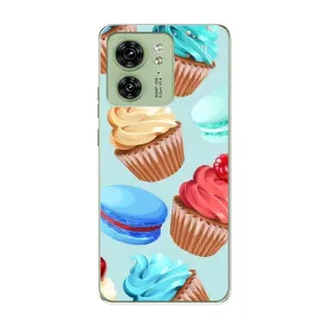 Чехлы с Фруктами для Motorola Edge 40 (VPrint) (Кексики)