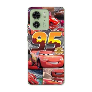 Силиконовый чехол Маквин для Motorola Edge 40 (Коллаж Молния Маквин)