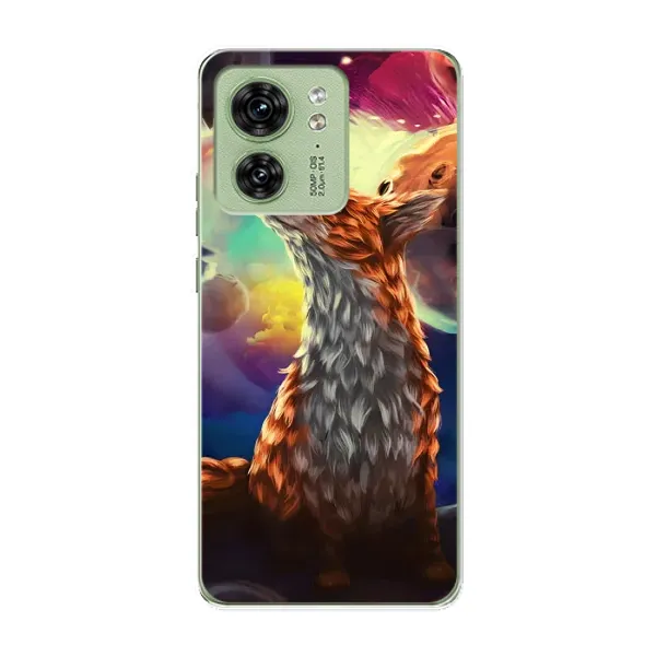 Чехол с принтом «Лисица в космосе» для Motorola Edge 40 Чехол с принтом «Лисица в космосе» для Motorola Edge 40