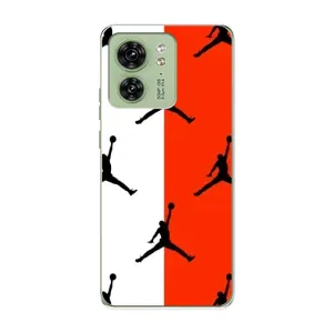 Чехлы для Motorola Edge 40 - с картинкой JORDAN (AlphaPrint) (Лого Джордан)