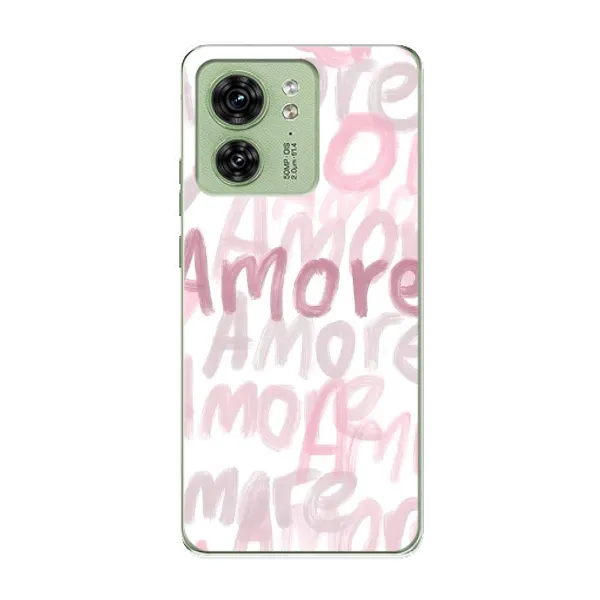 Чехол с принтом «Аморе любовь» для Motorola Edge 40