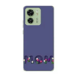 Чехол с принтом «Мама в цветах» для Motorola Edge 40