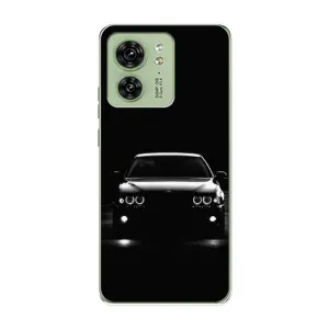 Чехол для Мото Ейдж 40 - с принтом БМВ (AlphaPrint) (Машина BMW)