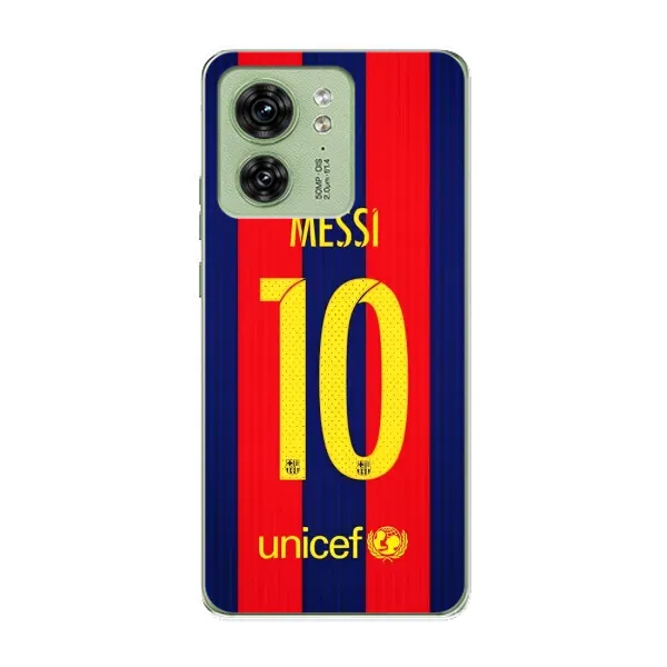 Чехол с принтом «Messi Barca 10» для Motorola Edge 40